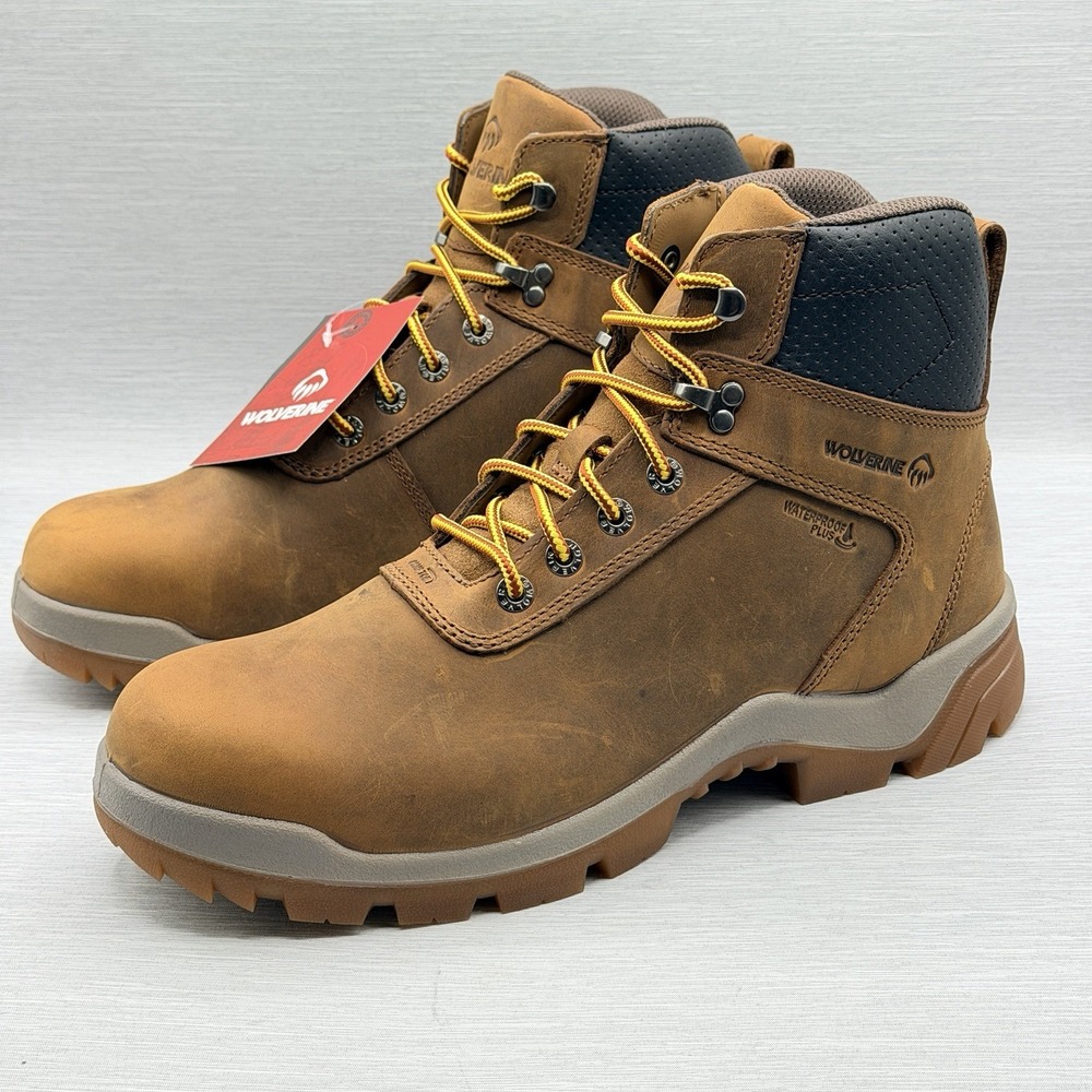 Wolverine Vantage HyperRest Mens 10.5 Work Boots CarbonMAX Safety Toe Waterproof